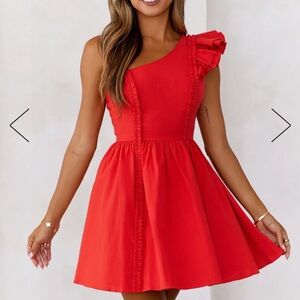 red hello molly dress